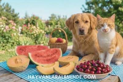 Kediler ve Köpekler Karpuz, Kavun ve Kiraz Yiyebilir mi? Yaz Meyveleri Rehberi