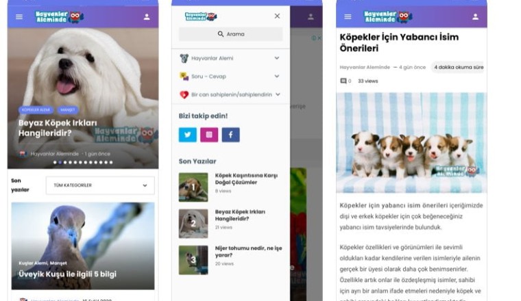 Hayvanlar Aleminde uygulaması iOS ve Andorid'de yayında!